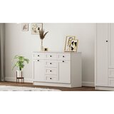 Hanah home Komoda s ladicama Rb-168-04-001, 130x85x43 cm, Bijela | Eponuda.ba