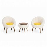 Atelier Del Sofa fotelje i klub stočić lida linen white | Eponuda.com