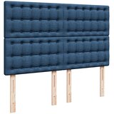  Otomanski okvir kreveta s madracem plavi 140x200cm od tkanine | shoptok.hr
