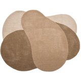 Bloomingville Smeđi vunen tepih 110x140 cm Denton – Cijene