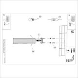  Stropna svetilka KARBON 30 rdeča okra, (21626959) | Shoptok.si