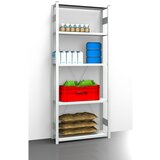 eurokraft pro Higienski sestavljivi regal, višina regala 2350 mm, 5 polic, ŠxG 1025 x 385 mm, osnovni regal | Shoptok.si