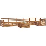  Set vanjskih sofa 7 kom. Prirodna | shoptok.hr