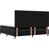  Krevet s opruga kutije s uzglavljem Crna 200 x 200 cm Baršun | shoptok.hr