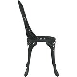  Vrtna stolica 2 pcs Crna 39 x 40 x 87cm Aluminij | shoptok.hr