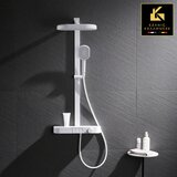 Kranig Kraanwerk ekskluzivna pipa za prho | nadometna tuš garnitura | s prikazovalnikom temperature | prelomno oblikovanje | ericanne, (21732317) | Shoptok.si