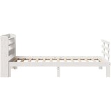 vidaXL Okvir kreveta s uzglavljem bez madraca bijeli 90x200 cm | shoptok.hr