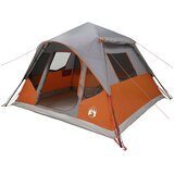 vidaXL Instant šator s krovom Siva i narančasta 305 x 275 x 190 cm - Siva i narančasta | shoptok.hr