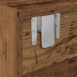 vidaXL TV omarica 2 kosa starinski les 60x31x25,5 cm inženirski les | Shoptok.si