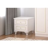 Hanah home Noćni stočić Rb-090, 45x45x40 cm, Beli | ePonuda.com