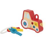 Janod Sound and Light Tractor Keychain aktivna igračka od drva 18m+ 1 kom | shoptok.hr