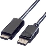 Value DisplayPort priključni kabel 1.00 m 11.99.5785 sa zaštitom crna [1x muški konektor displayport - 1x muški konektor HDMI] | Eponuda.ba