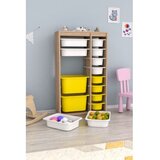 Hanah home višenamenska polica montana xs 2D4N8U sonomo white yellow | ePonuda.com