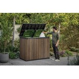 Keter Temno rjava plastična vrtna škatla za shranjevanje Deco – | Shoptok.si