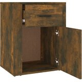  Noćni ormarić dimljenog hrasta 50x36x60cm od konstruiranog drva | Eponuda.com