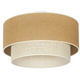  duolla - plafonsko svetlo yute boho 3xE27/15W/230V prečnika 60 cm braon/krem | Eponuda.com