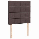  Krevet s oprugama i madracem tamnosmeđi 90 x 200 cm od tkanine | shoptok.hr