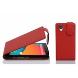 Cadorabo Ohišje, združljivo z LG Google NEXUS 5 v rdeče sladkorno jabolko - Zaščitni ovitek v obliki flipa iz teksturiranega umetnega usnja, (20559278) | Shoptok.si