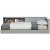 WOOOD sivi krevet za jednu osobu od borovog drveta Connect, 90 x 200 cm Cijene