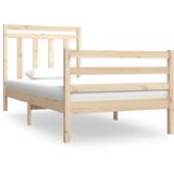 Furnova Posteljni okvir iz trdnega lesa 90x190 cm, (21942669) | Shoptok.si