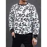 DStreet Bluza męska bez kaptura biała | Shoptok.si