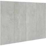  Uzglavlje za krevet siva boja betona 120 x 1,5 x 80 cm drveno | Eponuda.com