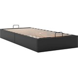  Otomanski okvir kreveta bez madraca crni 100x200cm umjetne kože | shoptok.hr