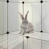  Kavez za male životinje prozirni 142 x 74 x 93 cm PP i čelik | shoptok.hr