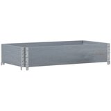  Vrtna sadilica siva 100x50 cm od masivne borovine | Eponuda.com