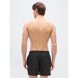 Calvin Klein Swimwear Kratke kopalne hlače črna / bela | Shoptok.si