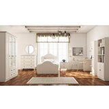 Hanah home Rb-022 Matte White Single Bedstead | ePonuda.com