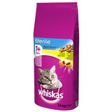Whiskas 1+ Sterile piščanec - 14 kg | Shoptok.si