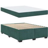  Posteljni okvir z vzmetnico Temno zelena 160 x 200 cm Žamet | Shoptok.si