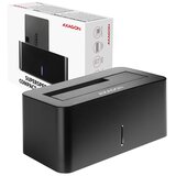 Axagon ADSA-SN docking station, USB 3.0, 1x 2.5&quot,/3.5&quot, SSD/HDD, SATA 6, crna AXAGON ADSA-SN priključna stanica tvrdog diska | Eponuda.ba