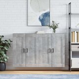  Zidni ormarići 2 kom siva boja betona od konstruiranog drva | shoptok.hr
