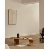 Kave Home Stolić za kavu od punog hrasta u prirodnoj boji 64x146 cm Pirita – | shoptok.hr