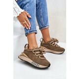 Boto Women's Suede Sneakers On Platform With Thick Lacing Artiker | shoptok.hr