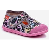 Boto Slippers Milami Children's With Velcro Gray-Pink Jasimrra Cijene