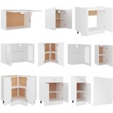 11-dijelni set kuhinjskih ormarića "Lyon" bijeli inženjerski drvo | Eponuda.com
