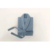 1051A-044-1 blue bathrobe set (2 pieces)