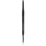 Smashbox Brow Tech Matte Pencil samodejni svinčnik za obrvi s krtačko odtenek Dark Brown 0.09 g