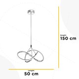 Lesnina XXXL VISEČA LED-SVETILKA 5096 LOOP 1800 lm 4000 K | Shoptok.si