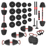 Hms Fitnes uteži komplet 6 možnosti vadbe 40 kg | Shoptok.si