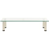 TV stalak prozirni 80 x 35 x 17 cm od kaljenog stakla | shoptok.hr