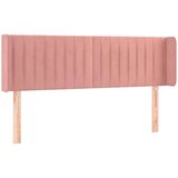  Posteljno vzglavje roza 147x16x78/88 cm žamet, (20933807) | Shoptok.si