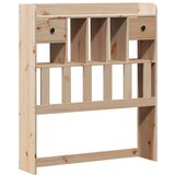 vidaXL Knjižna postelja brez vzmetnice 75x190 cm trdna borovina | Shoptok.si