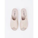 GOODIN Beige women's wedge flip-flops | shoptok.hr