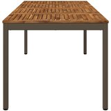  Stol za večeru u vrtu Prirodna i kava 180 x 88,5 x 75 cm | shoptok.hr
