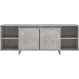 vidaXL TV omarica betonsko siva 130x35x50 cm iverna plošča | Shoptok.si
