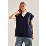 Bianco Lucci Women's V-Neck Knitwear Sweater | Shoptok.si